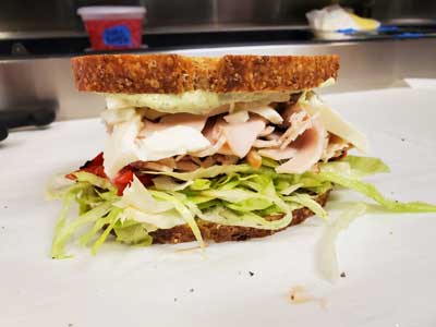 roasted-turkey-sandwich Roasted turkey sandwich at Tony's Deli on Palisade Dr.